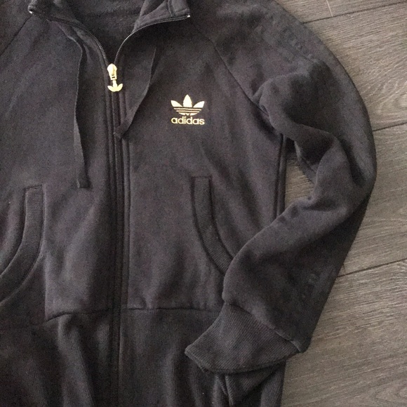 Adidas Hoodie | black and gold | S - Picture 3 of 6